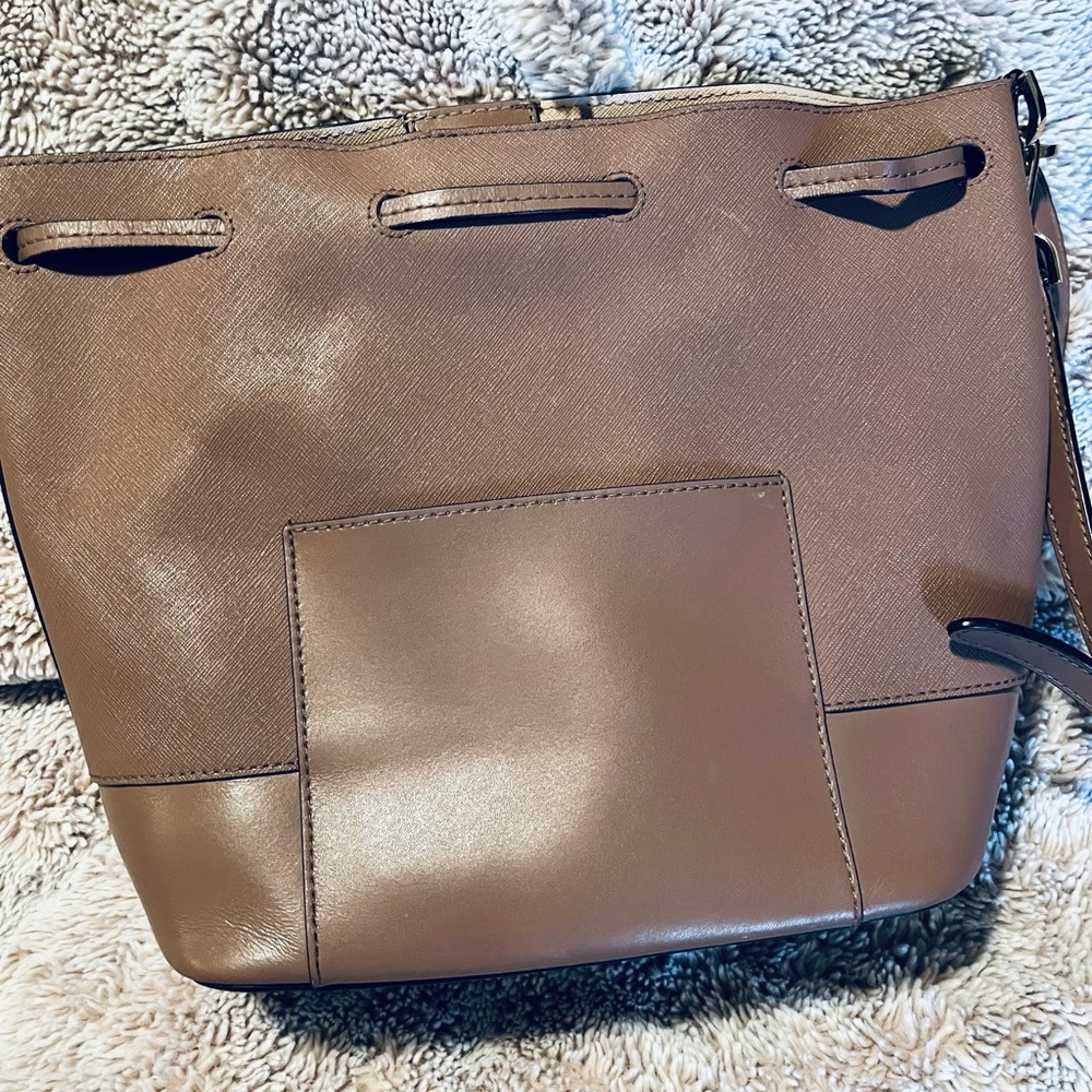 Michael Kors Tan Leather Shoulder Bag - Picture 9 of 9